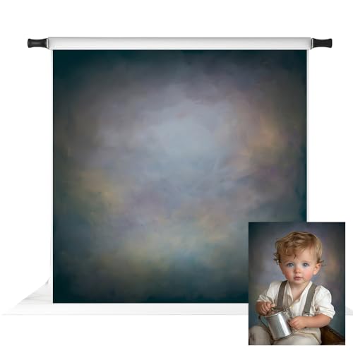 Kate 8x8ft Grey Portrait Backdrop for Photography Fine Art Abstract Background Photo Studio Props - color: colorful, size: 8x8ft