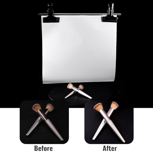 Barydat 12 Pcs Diffusion Film Filter Sheet 16x20'' Lighting Diffuser Sheet Led Light Diffuser Tape Lighting Gel Diffuser Roll Photography Video for Led Flash Strobe Light Photo Studio Product Portrait