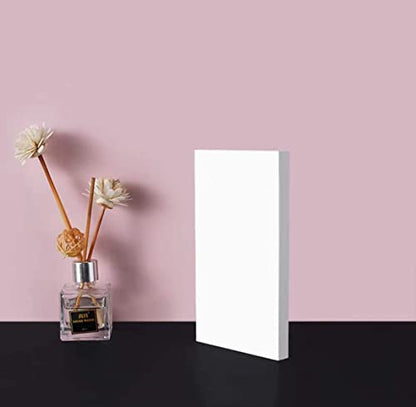 9PCS Product Photography Props Foam Cube, Photo Shooting Props for Food, Jewelry, Cosmetics and Accessories (White)