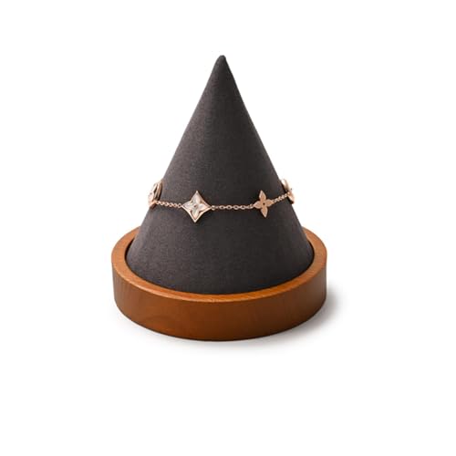 Jewelry Tray Solid Wood Display Stand Bangle Bracelet Watch Holder Jewelry Display Props Tray - color: WSM02402