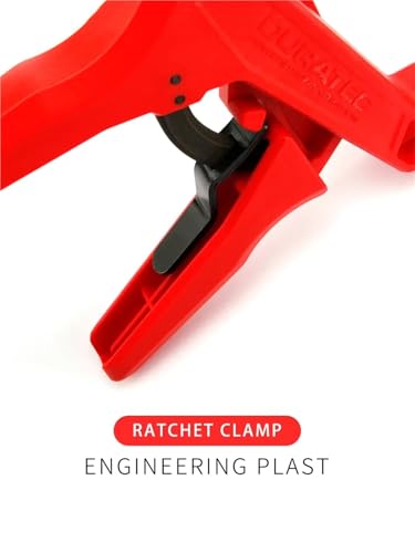 Ratchet Spring clamp DIY Woodworking Tools 1Pcs 8 9 10inches Plastic Nylon Clamps Photo Background Strong Fixing Clip(8inch) - size: 8inch