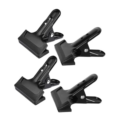 VILLCASE 4pcs Heavy Duty Photography Backdrop Clips Backdrop Cloth Clamps for Secure Fixing Versatile and Easy to Install for Various Backgrounds Photography Studios