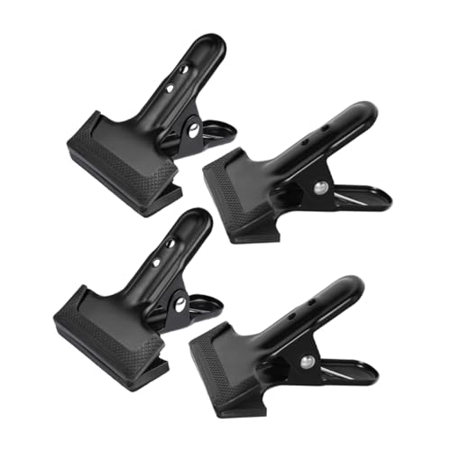 VILLCASE 4pcs Heavy Duty Photography Backdrop Clips Backdrop Cloth Clamps for Secure Fixing Versatile and Easy to Install for Various Backgrounds Photography Studios