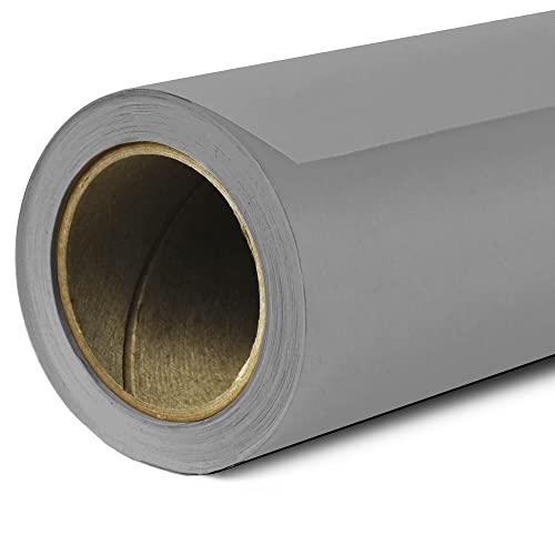 Savage Seamless Paper Photography Backdrop - Color #56 Fashion Gray, Size 26 Inches Wide x 36 Feet Long, Backdrop for Tabletop Product Photography and Crafting - Made in USA - color: Fashion Gray, size: 26 in x 36 ft