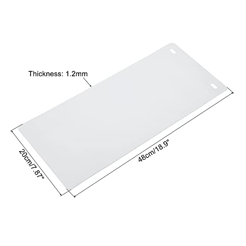 PATIKIL 19x8 EVA Backdrop, 1 Pack White Soft Photo Background for Light Box Small Products Photography Studio - color: White, size: 19x8"