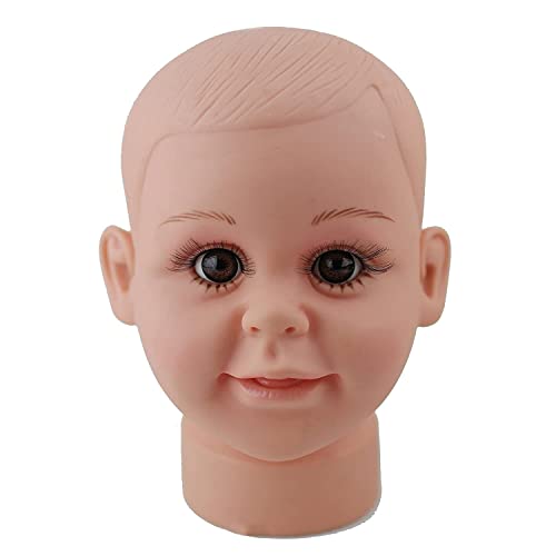Voloria Small Baby Girl Children Mannequin Manikin Head for Wig Hats Display Show Stand Model Mannequins 1piece - size: Small