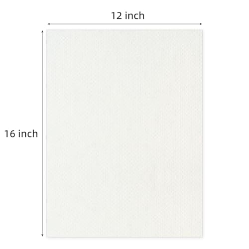 Somime 25 Pack Embossed Backing Boards Only, 12x16 Uncut White Mat Board, Acid Free Backer Boards Ideal for Photos, Pictures, Prints, Frames, and Artwork - size: 12x16