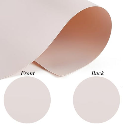 GORGECRAFT PVC Photography Backdrop 1.3 Yard x 15.8 Inch Backgrounds Vinyl Photo Studio Matte Waterproof PeachPuff Backdrops for Food Product Flat Lay Portrait Pet Cosmetics Jewelry Video Tabletop - color: Peachpuff