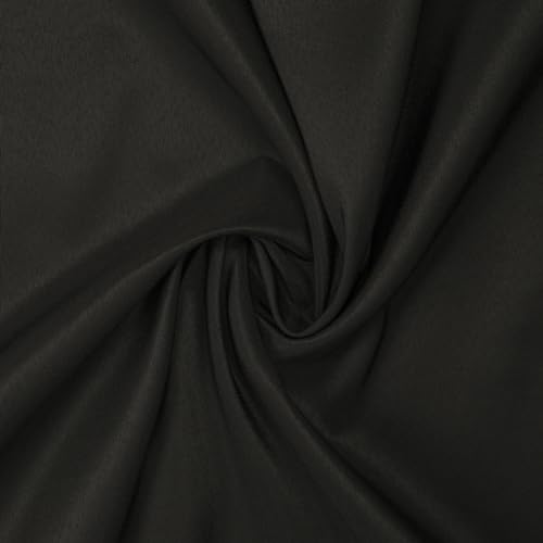 Gee Di Moda Cloth Napkins - 17 x 17 Inch Black Dinner Napkins - Set of 12 Soft & Absorbent Washable Fabric Cloth Table Napkins with Hemmed Edges for Hotel Restaurant, Holiday Parties & Wedding - color: Black