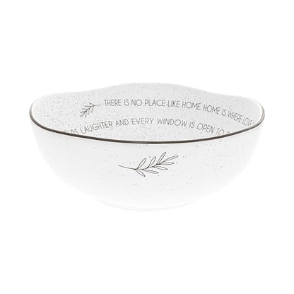 Pavilion Gift Company - Home Sweet Home - 10.5" Serving Bowl Sharing Memories Love Family Friends Thanksgiving Holidays Kitchenware Decor