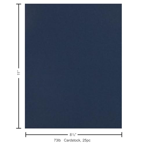 Paper Accents Cardstock 73 lb Chambray Muslin, 8.5" x 11" - color: Chambray