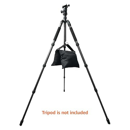Amazon Basics Photography Sand Bags for Light Stands with Handle, 4-Pack, Black