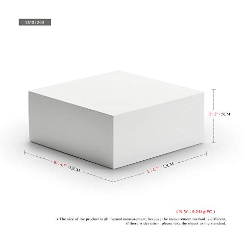 Oirlv Solid Wood Minimalism Style Jewelry Display Stand Showcase Jewelry Organizer Square Holder(SM05203) - color: SM05203