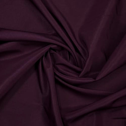 Gee Di Moda Cloth Napkins - 17 x 17 Inch Eggplant Dinner Napkins - Set of 12 Soft & Absorbent Washable Fabric Cloth Table Napkins with Hemmed Edges for Hotel Restaurant, Holiday Parties & Wedding - color: Eggplant