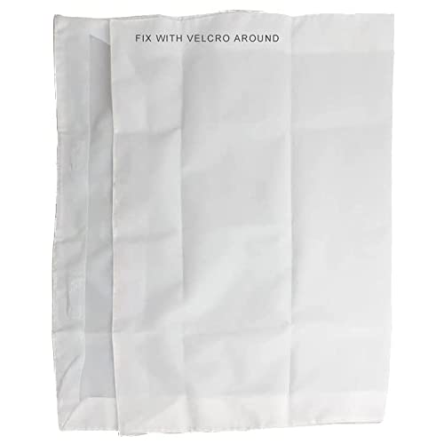 50x70 White Diffuser Front Cover 20 x 28 inches 20' x 28'inch / 50 x 70 cm Fasten with Magic Nylon Sticky Around for Portable Rectangle Umbrella Softbox Soft Box