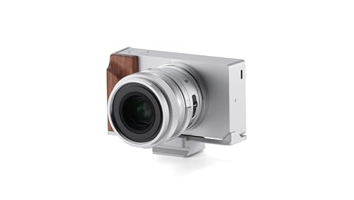 Tilta Vintage Camera Cage Compatible with Sigma BF | Ergonomic Grip | Lightweight | Durable | ARCA Adapter-Ready Bottom Plate for Ronin S Gimbals (Silver, Wooden Grip Base Kit) - color: Silver, size: Wooden Grip Base Kit