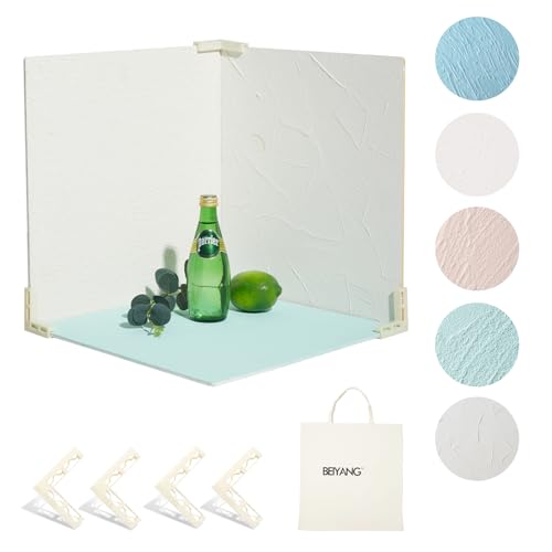 5 PCS Cement Boards Photo Backdrop for Flat Lay, Food Photography Background 16x16 Inch, Texture Backdrop Boards for Product Food Jewlery Makeup Shooting, BEIYANG - color: 5PCS-B