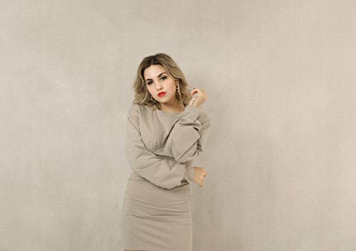 Kate 6.5x6.5ft/2x2m Tint Khaki Backdrops Solid Neutral Background Photography Props Studio Digital Printed Backdrop - color: Size, size: 6.5x6.5ft