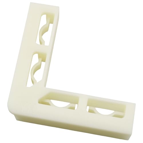 TAODAN 12PCS Plastic Corner Vertical Buckle Photo Background Support Structure 2.5x2.5x0.5inch Photo Props Fixing Clip
