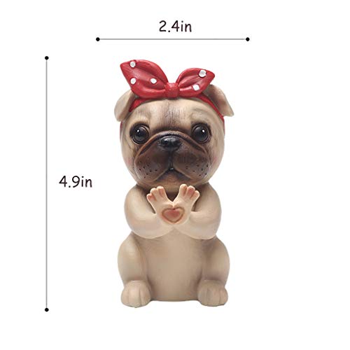 Fun Eyeglass Holder Display Stands - Home Office Decorative Glasses Accessories (Pug) - color: Pug