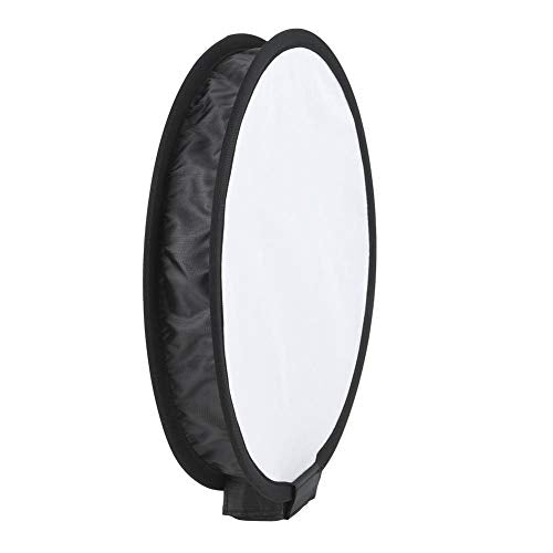 Softbox Diffuser, 40CM Portable Foldable Round-Shape Nylon Softbox Diffuser with a Storage Bag for Camera Flash Light