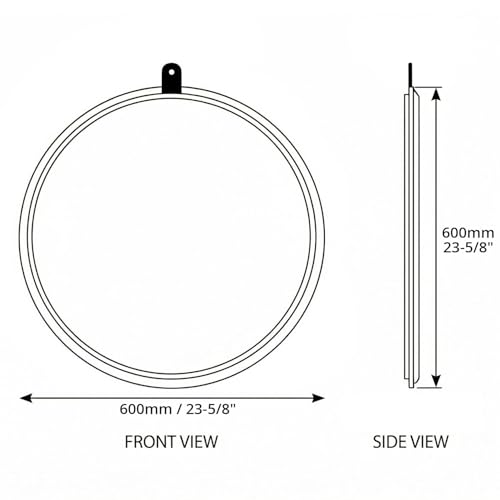 QWORK 22 Inch (60 cm) 5-in-1 Collapsible Light Reflector & Diffuser - Translucent, Silver, Gold, White, Black, Multi Disc Photography Reflector for Studio Outdoor Photography