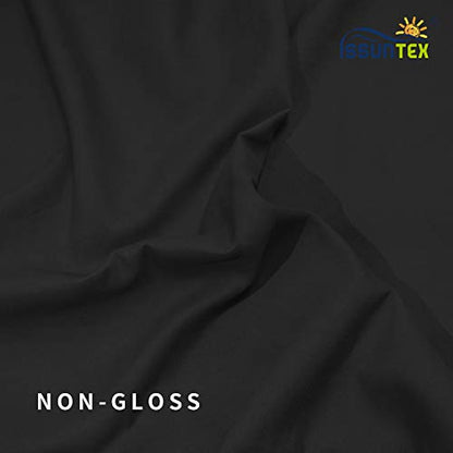 ISSUNTEX 6X9 ft Background Muslin Backdrop, Photo Studio, Collapsible High Density Screen for Video Photography and Television-Black - color: Black, size: 6X9 ft