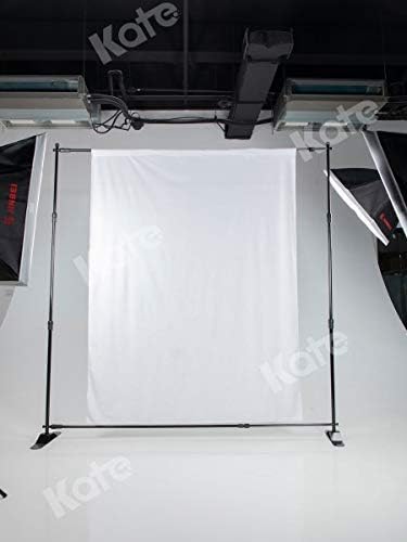 Kate 5ft×7ft Solid White Backdrop Portrait Background for Photography Studio Children and Headshots Background for Photography Video and Television - color: White, size: 5ftX7ft