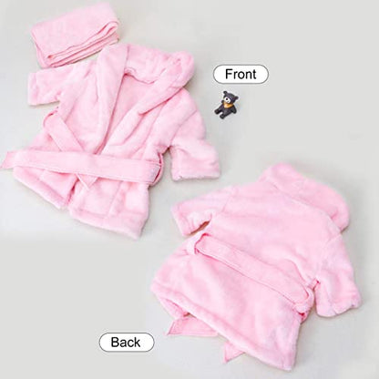 Newborn Photography Props Baby Girl 5 PCS Bathrobes Bath Towel Outfit with Slippers Cucumber Photo Props for Infant Boys Girls(0-6 Months) - size: 2.76" x 1.97"