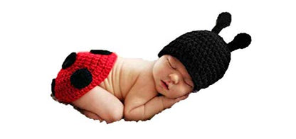 Matissa Newborn Baby Girl/Boy Crochet Knit Costume Photography Prop Hats Outfits - color: Multicolor