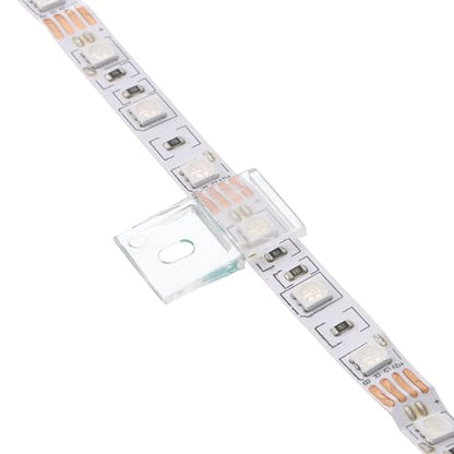 PATIKIL LED Strip Light Clips, 50pcs Cable Clamp Mounting Bracket Fixing Clip Holder with Screw Adhesive Wire Cord Management 10mm Width Strip Light - size: 1cm