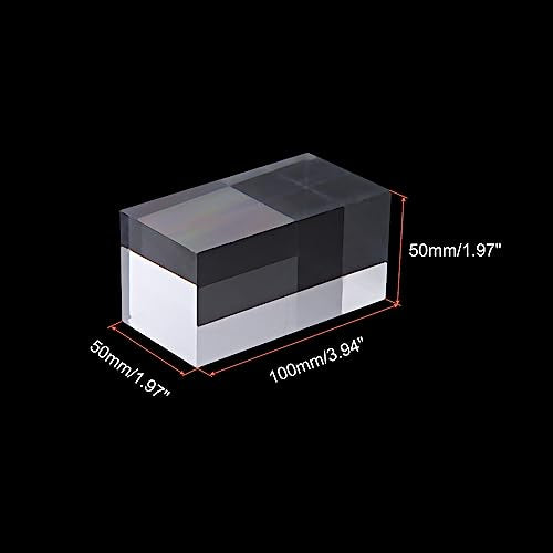 PATIKIL 2"x2"x4" Jewelry Display Riser, Polished Acrylic Cube Display Stand Block Collection Showcase Ring Holder Square, Clear - size: 2" x 2" x 4"