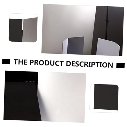 Tofficu Photography Background Board and Reflective Cardboard for Studio Photo Shooting, Thickened A4 Foldable Photo Backdrop Board with Black and White Diffuser Panels for Indoor