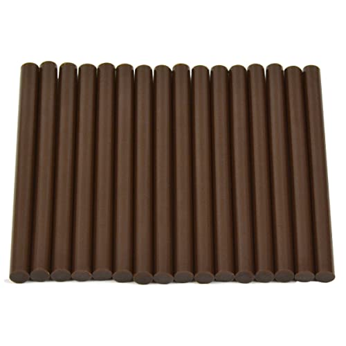 16 Pcs Keratin Gun Bond Glue Sticks Professional Hair Extension Glue Stick Hair Styling Tools (Dark Brown) - color: Dark Brown