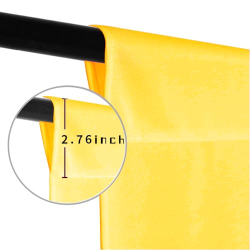 Yellow Photo Backdrop for Photoshoot Photography Background Studio Backdrop Streaming Video Shooting 10x10FT - color: Yellow, size: 10X10 FT