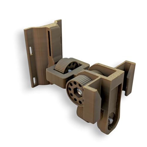 The ADK Edge Trail Camera Mount Compatible with Tactacam Reveal 2.0/3.0 / X/Ultra – Custom Designed, Tool-Less, Adjustable, Durable, 360° Leveling & 180° Tilt, Trail Camera Mounting Bracket
