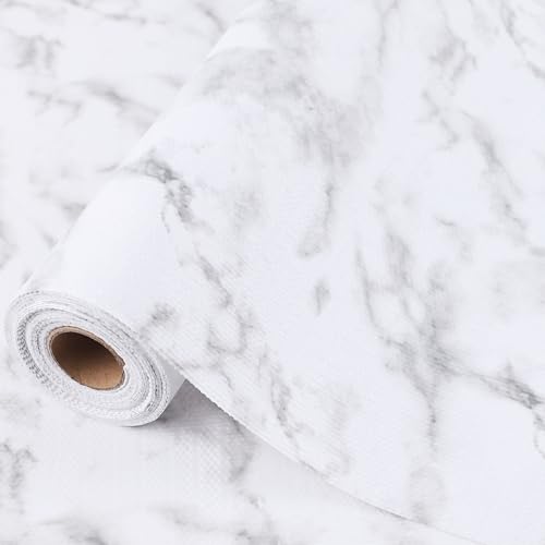 Cabinet Drawer Liner Non Slip Waterproof 11 Inch Wide X 20 Ft Non Adhesive Pantry Closet Shelf Liner Strong Grip Liner for Kitchen Bathroom Refrigerator Dresser Drawer Cupboard Mat Marble - size: 11"W x 240"L