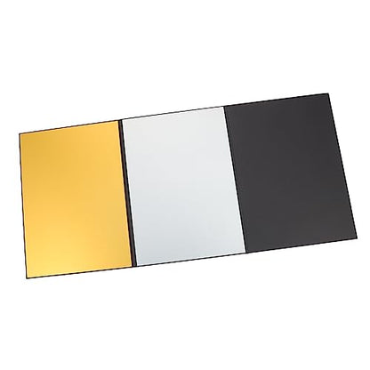 jojofuny Photography Collapsible Reflector A4 Size Reverse Plate Tool White Balance Card for Glass Jewelry Cosmetics Food Photography