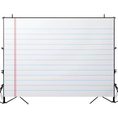 5x7ft Photography Backdrop Back to School Notebook Paper Round Top Kindergarten Birthday Party Photo Backdrop Photography Background for Photoshoot Portrait Video Party Photo Studio Prop Booth - color: Color4