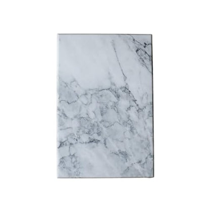 Creative Gifts International White Marble Board | 8" x 12" Serving Board | Elegant Charcuterie and Cutting Board | Durable Kitchen Prep Surface | Gift Ready