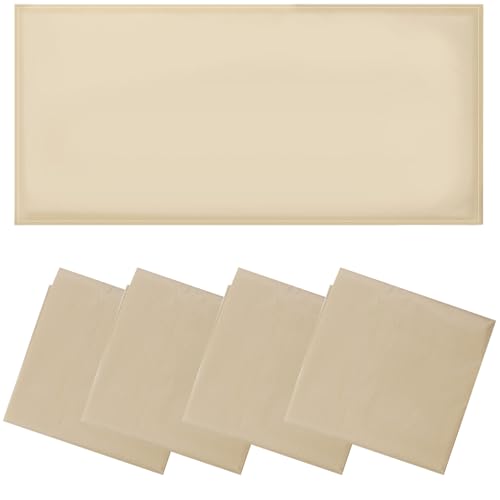 Torixqi 4 Pcs Fluorescent Light Covers - Light Covers for Ceiling Lights Classroom, Magnetic Light Filters for Office, Hospitals, Home 4 x 2 Feet (Warm Yellow) - color: Warm Yellow