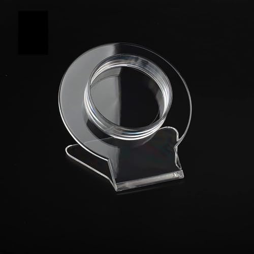 2 - Pack Clear Acrylic Bracelet Display Stand - Large Bangle Organizer Rack - Transparent Jewelry Holder for Bracelets and Watches - Acrylic Display Shelf for Countertop Jewelry Presentation Shooting
