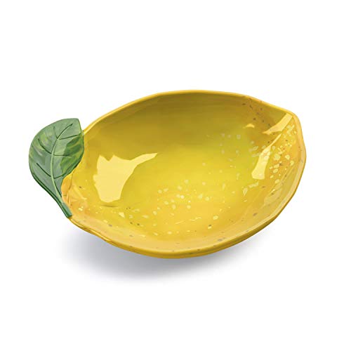 Abode Homewares by TarHong Lemon Fresh Figural Bowl, 8” x 2”, 16-Oz., Pure Melamine, Indoor/Outdoor, Set of 6 - size: Figural Bowl