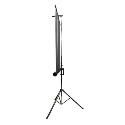 Retractable White Photo ID Backdrop for Passport Photos (Free Standing) - size: 96" W x 120" H