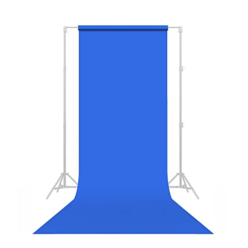 Savage Seamless Paper Photography Backdrop - Color #58 Studio Blue, Size 53 Inches Wide x 36 Feet Long, Backdrop for YouTube Videos, Streaming, Interviews and Portraits - Made in USA - size: 53 in x 36 ft