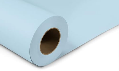 Denny Manufacturing - Seamless Paper Backdrop for Photography, Baby Blue Seamless Paper Roll - Light Blue (53 in x 36 ft) Includes Free Roll Black Gaffer Tape 2 in x 13 ft - color: Light Blue, size: 53 in x 36 ft