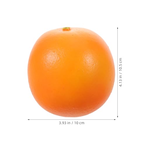 Faux Grapefruit Decorative Model - Artificial Fruit Table Centerpiece for Cafe Restaurant Photo Styling Prop - Kitchen Display Fake Fruit Ornament