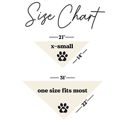 Promoted to Big Sister Dog Bandana | 100% Unbleached Cotton Adjustable Triangle | Pregnancy Announcement Photoshoot Prop | New Baby Made in USA | Natural One Size (692) - color: Natural, size: One Size