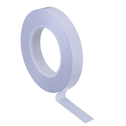 Double Sided Adhesive Tape (55 Yards) for Gifts, Photos, Documents, Wallpaper, Scrapbooking, Crafts, Ribbon, Cards and Boxes (1/2 Inch) - size: 1/ 2 Inch