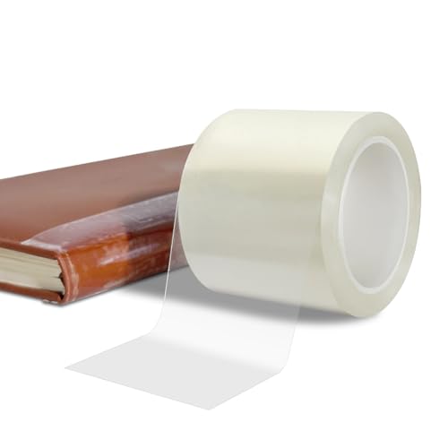 YINTTIAN Archival Safe Acid-Free Book Repair Tape,Clear Strong Waterproof Adhesive,No Residue for Libraries,Old Books,Broken Pages,(2 Inch x 16.5 Feet) - size: 2 Inch x 16.5 Feet